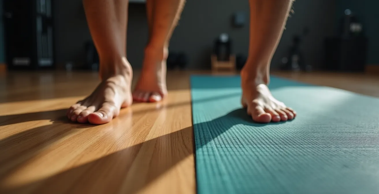 Demostración de técnica correcta de saltos para fortalecer huesos