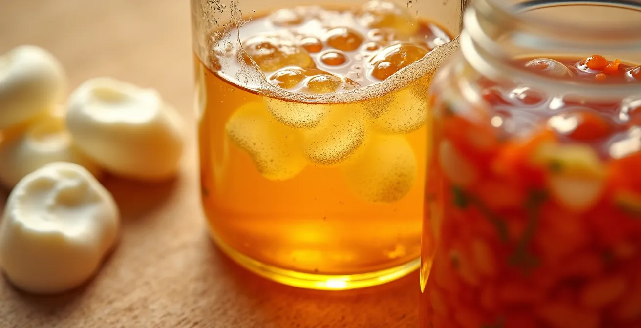 Equilibrio de la microbiota intestinal con probióticos y prebióticos